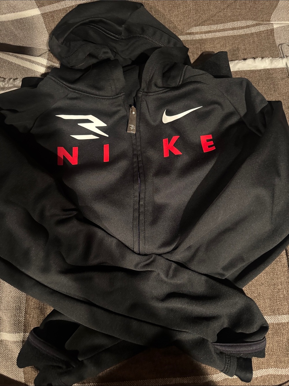 Nike Black zip-up boys (M)